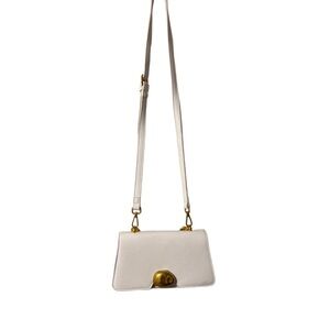 Chic lightweight vegan leather unique small back with removable strap